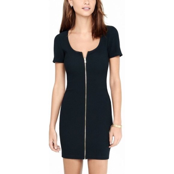 Express | Dresses | Express Ribbed Zip 